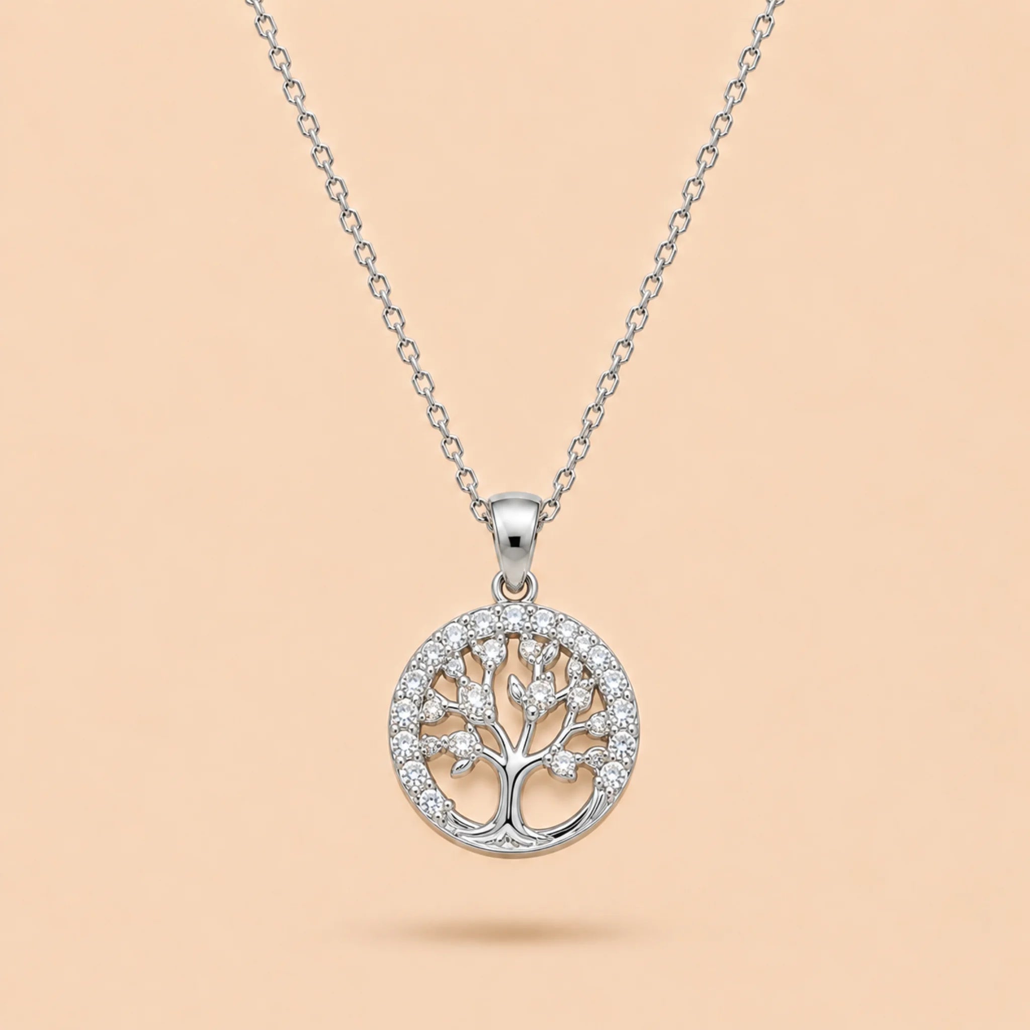 Eternal Tree Pendant & Studs Set