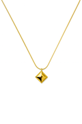Pyramid Stud 18k Gold Pendant