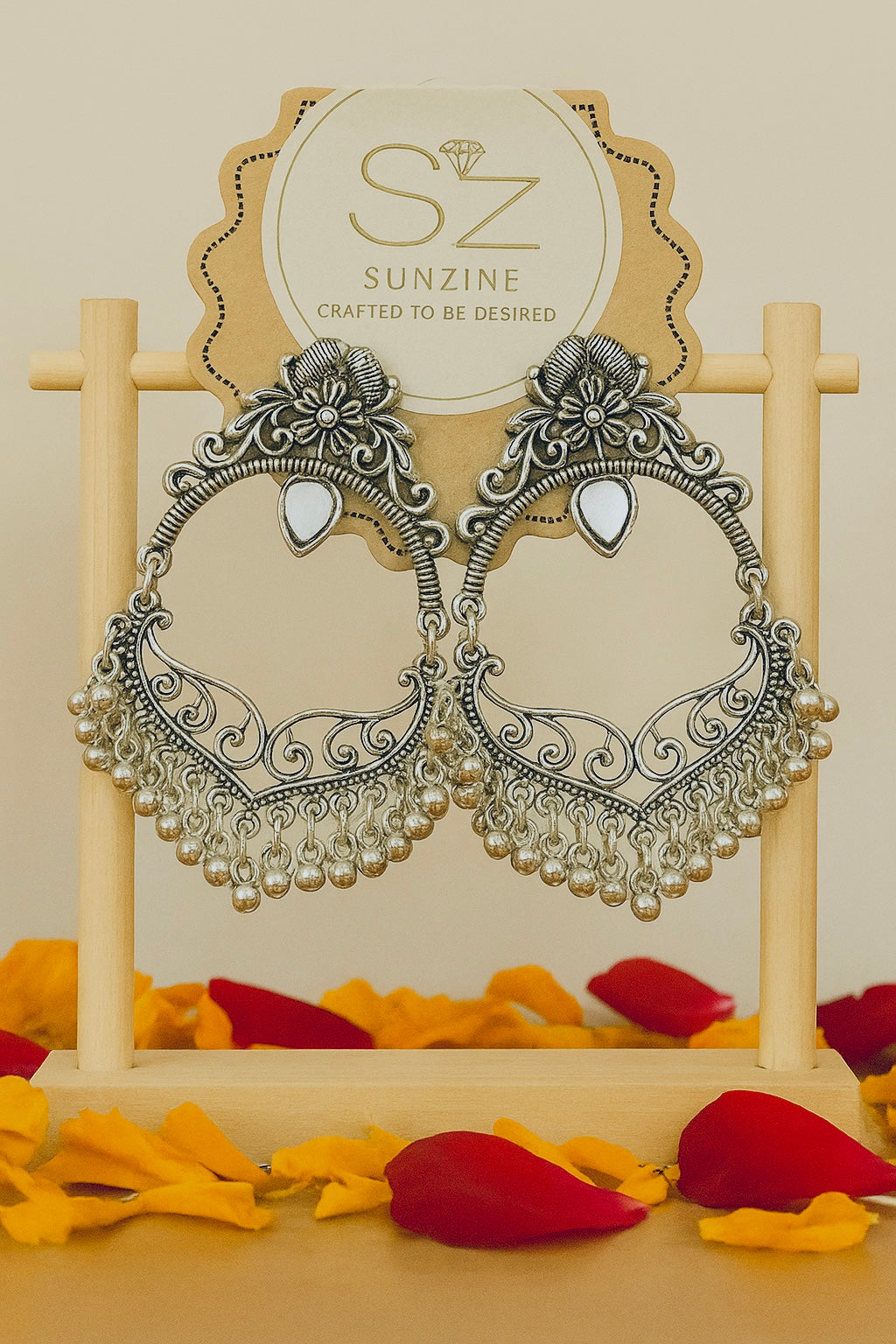 Vintage Blossom Chandbali