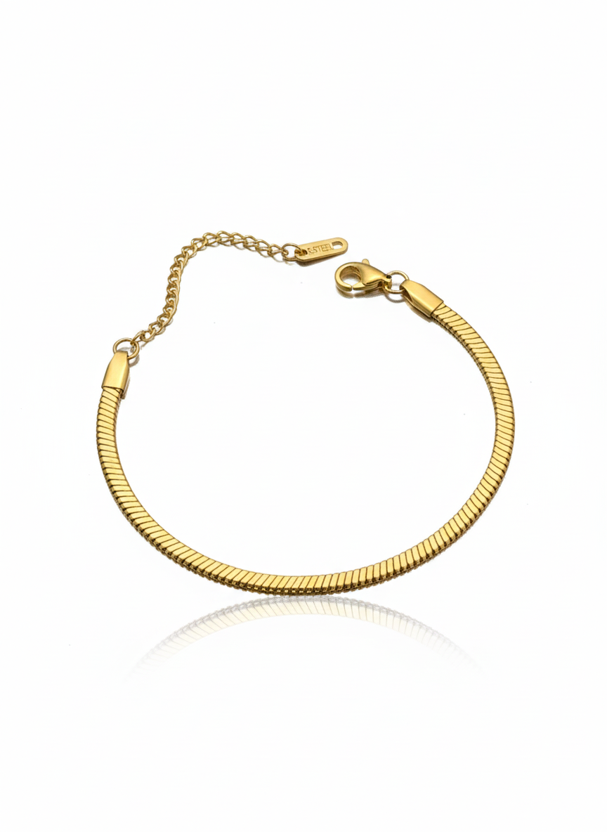 Gold Snake Chain Bracelet