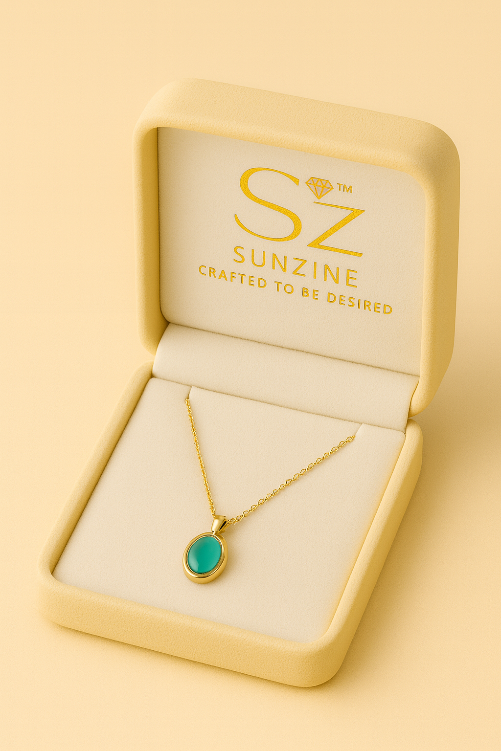 Emerald Green Solitaire– Sunzine Exclusive