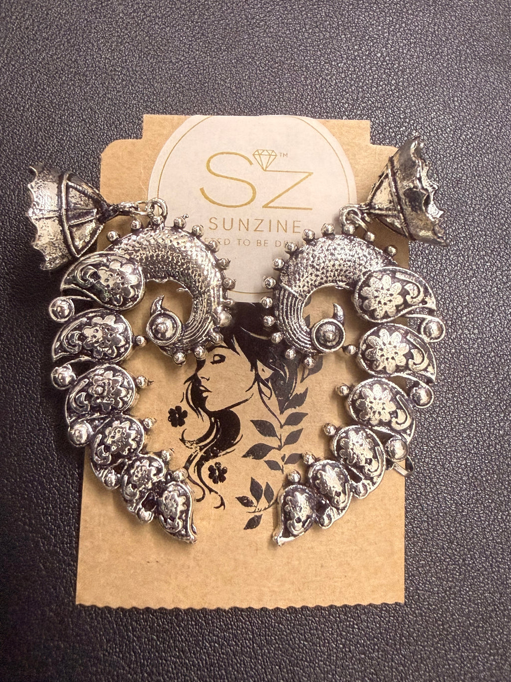 Majestic Peacock Jhumka Danglers