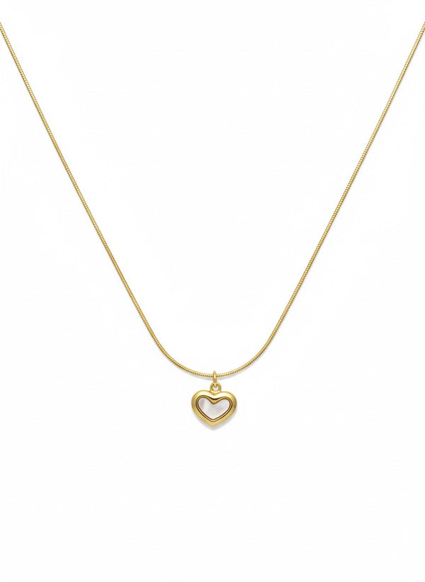 Open MINI Heart 18k Gold Pendant