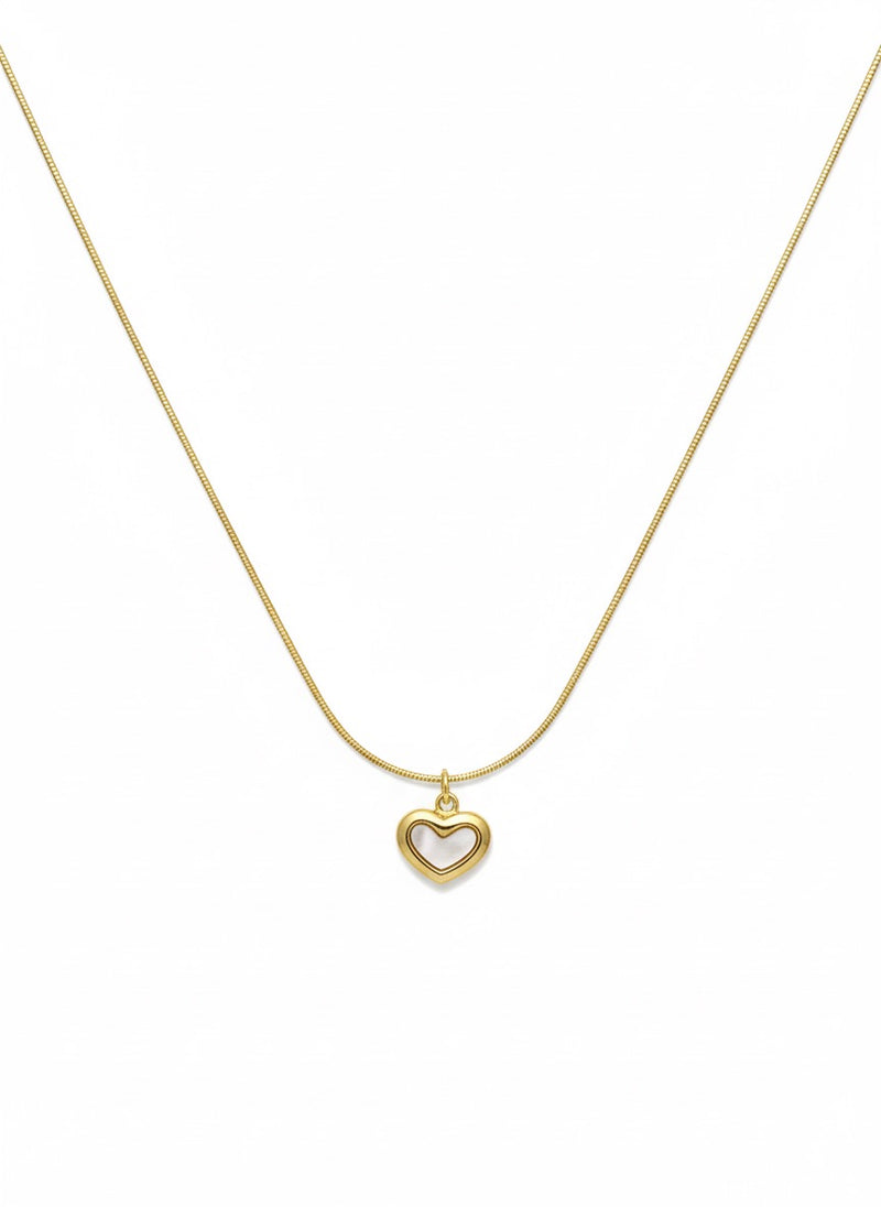 Open MINI Heart 18k Gold Pendant