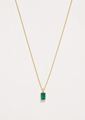 Emerald Solitaire Pendant